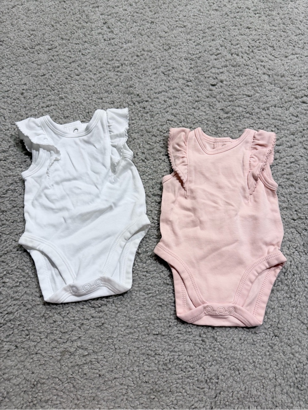Flutter Sleeve Tank Top Onesies